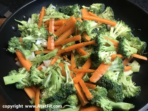Meal prep stir fry veggiess